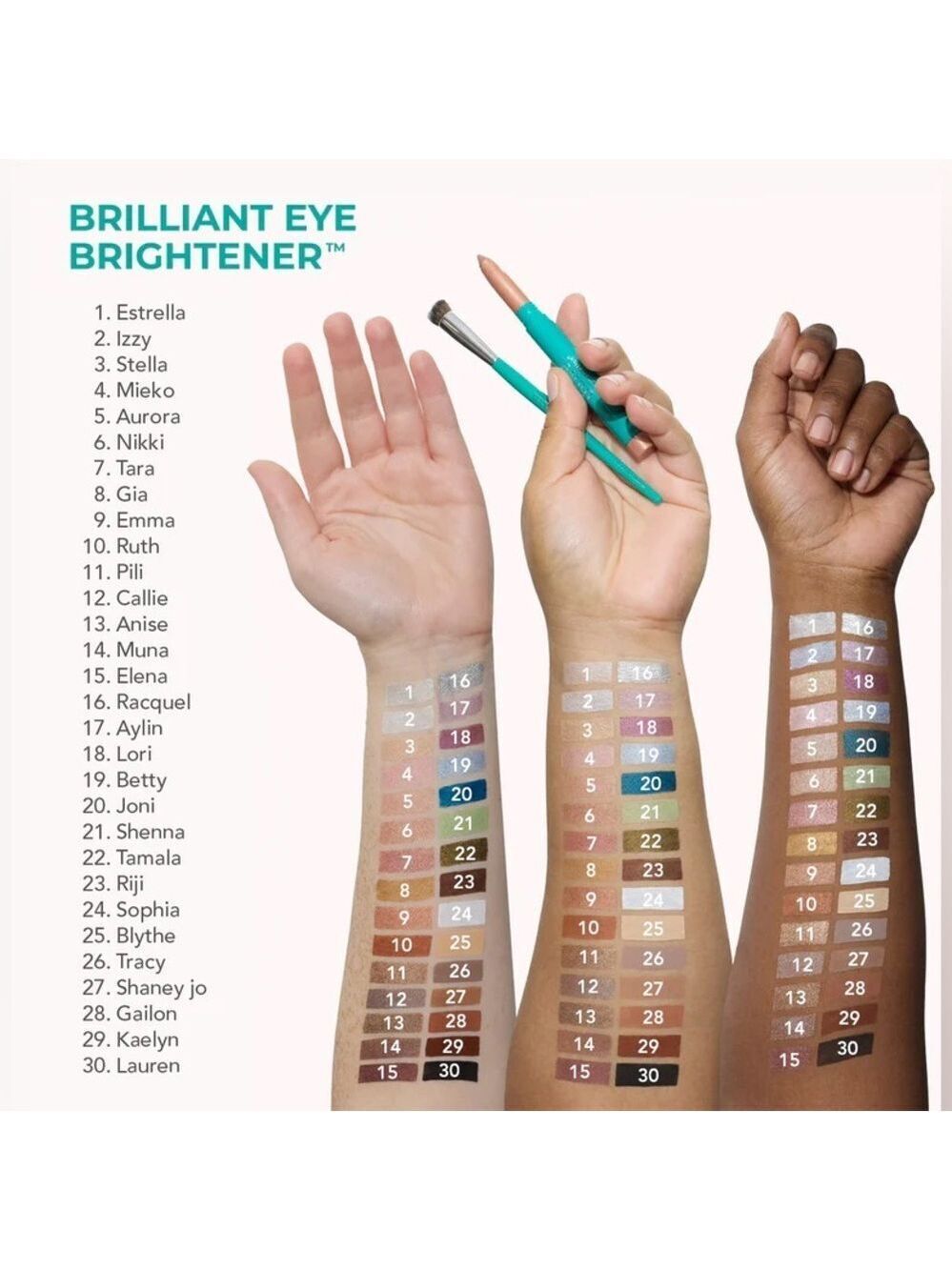 Thrive Causemetics Brilliant Eye Brightener Aurora Rose Gold Shimmer - Picture 4 of 8